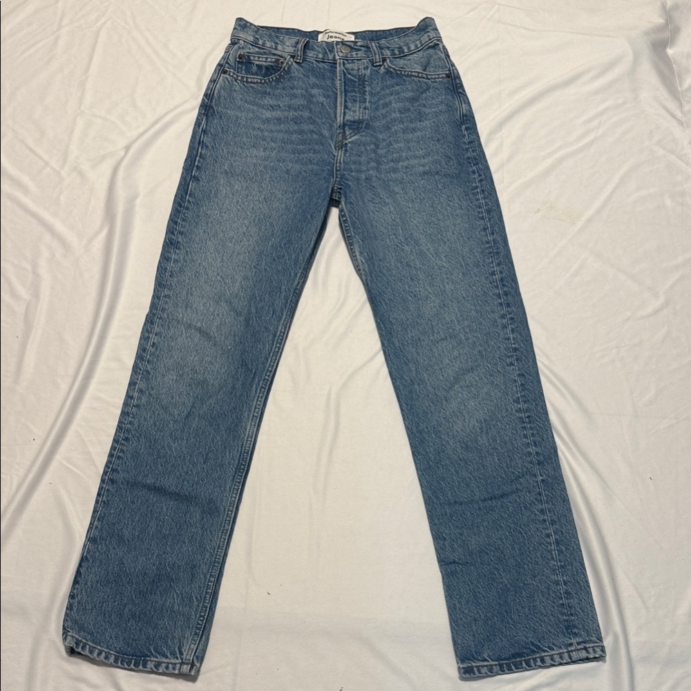 Reformation Women’s  Straight Blue Jeans color blue size 25